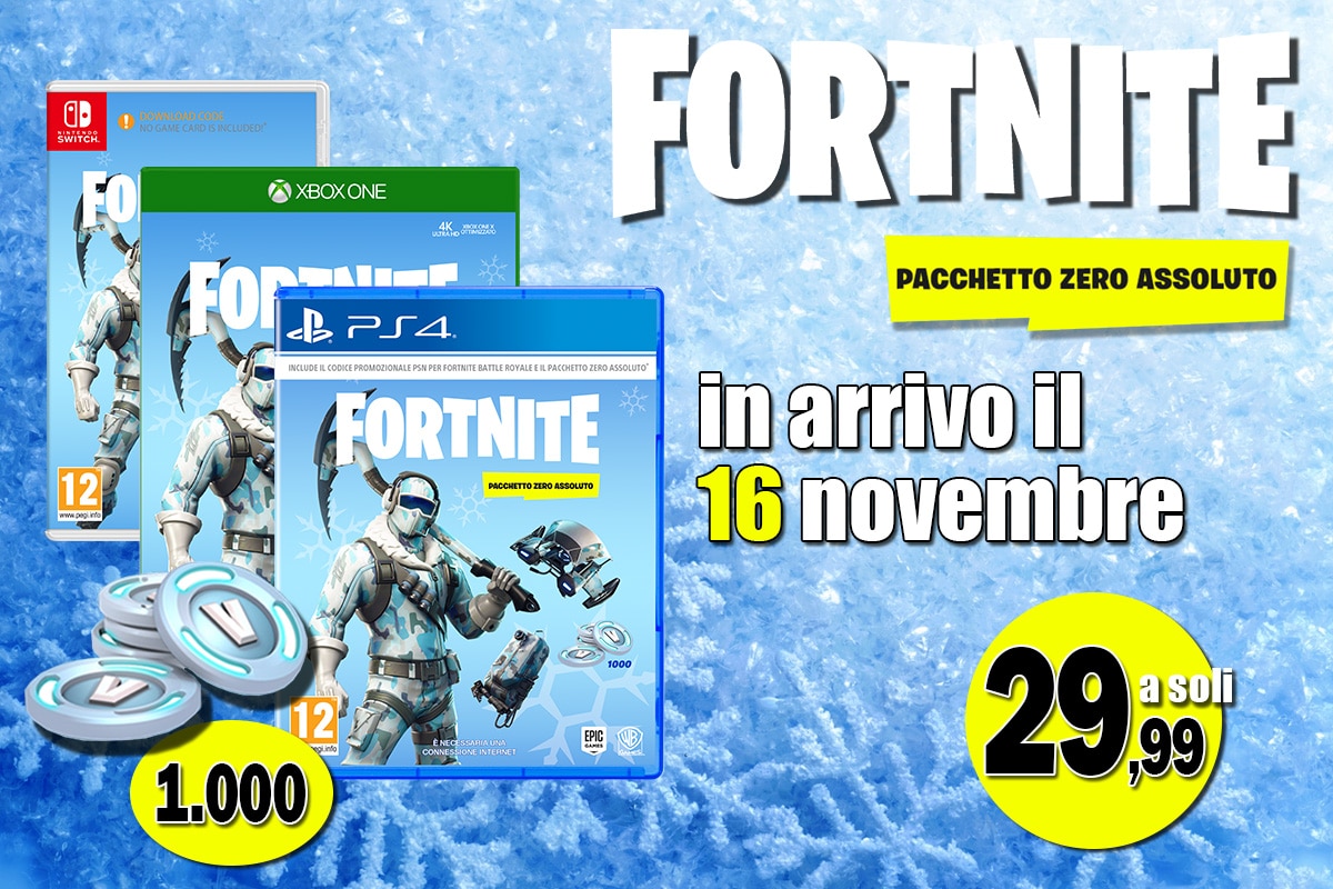 FORTNITE PACCHETTO ZERO ASSOLUTO